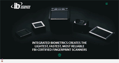 Desktop Screenshot of integratedbiometrics.com